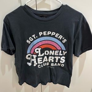 Sgt. Pepper lonely hearts slightly cropped T-shirt